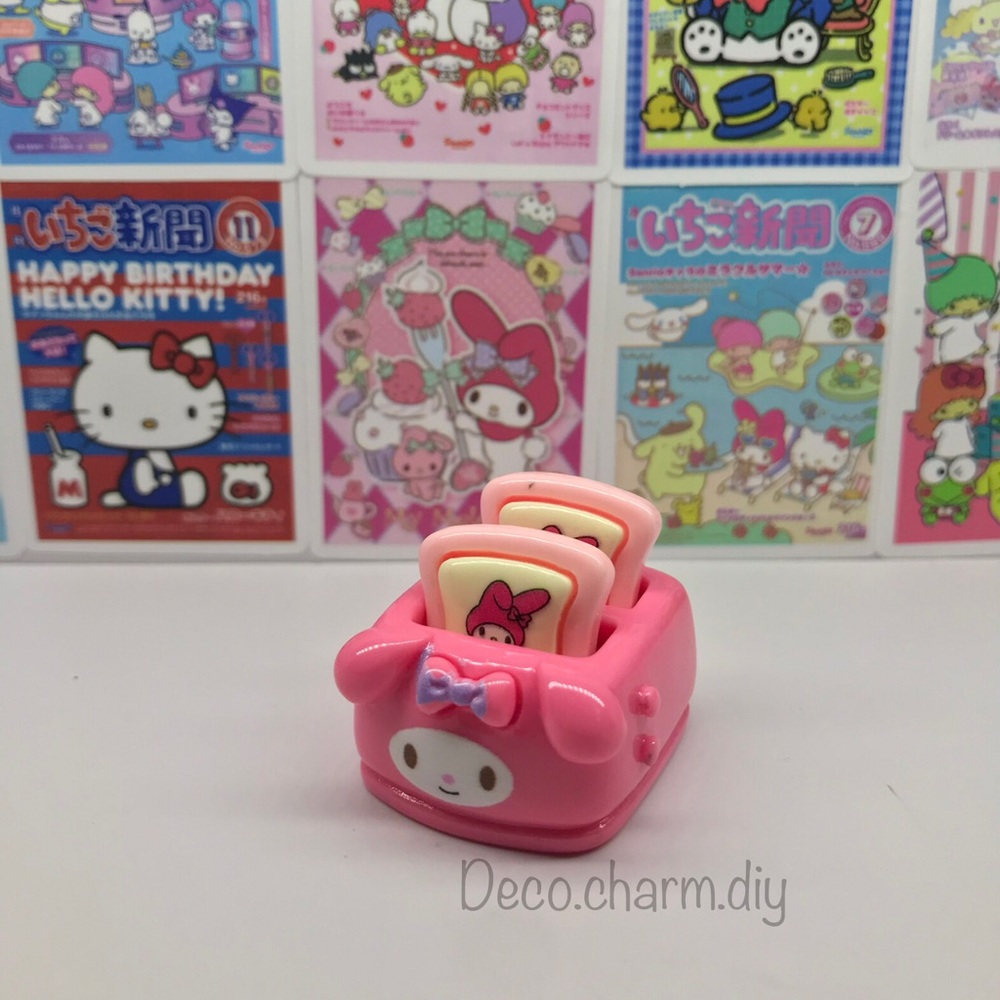 Sanrio Kawaii My Melody Toaster Charm